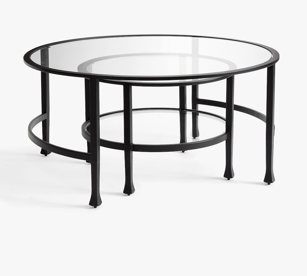 Tanner Round Nesting Coffee Tables | Pottery Barn