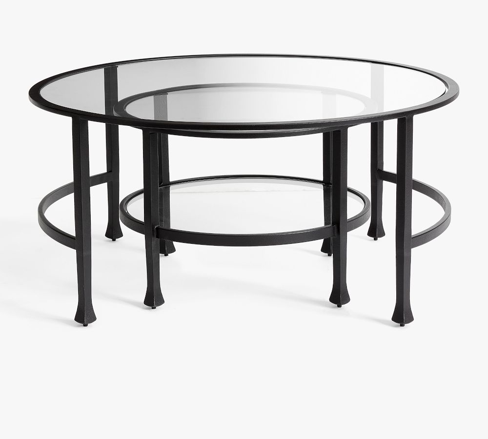 Tanner Round Nesting Coffee Tables Pottery Barn