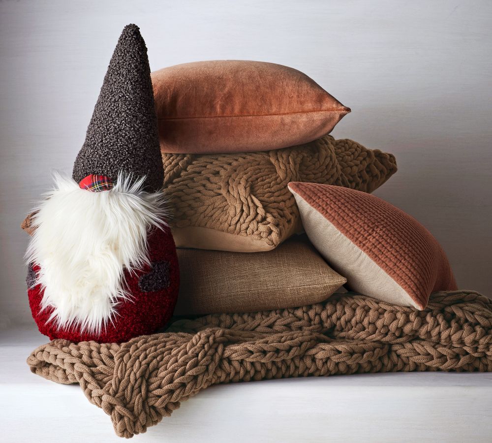 Clarke the Gnome Shaped Pillow Pottery Barn