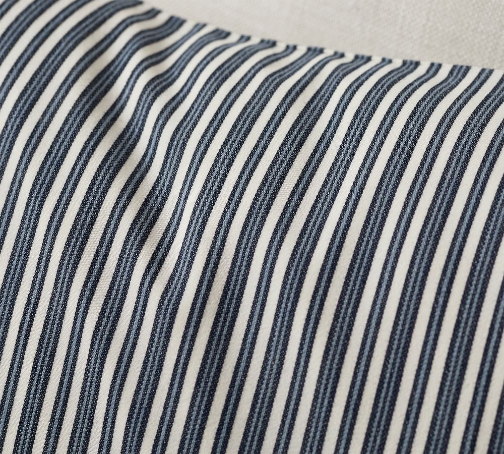 Bryer Striped Lumbar Pillow Cover | Pottery Barn
