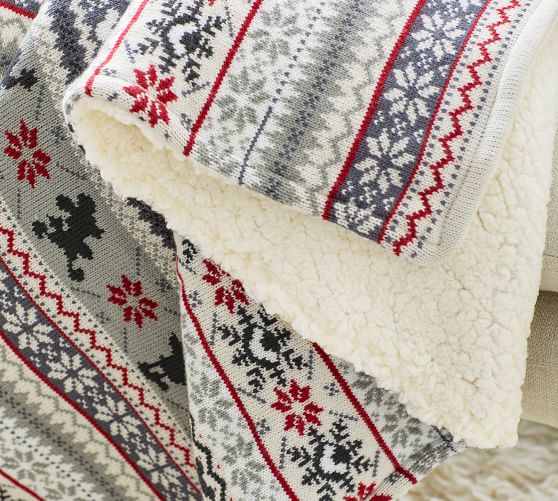 Disney Mickey Mouse Fair Isle Throw 