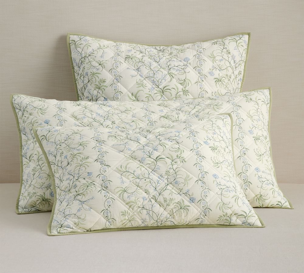 Julia Berolzheimer Clementine Reversible Cotton Quilted Sham Pottery Barn