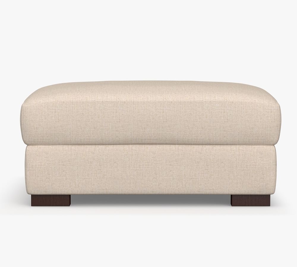 Turner Upholstered Ottoman Pottery Barn