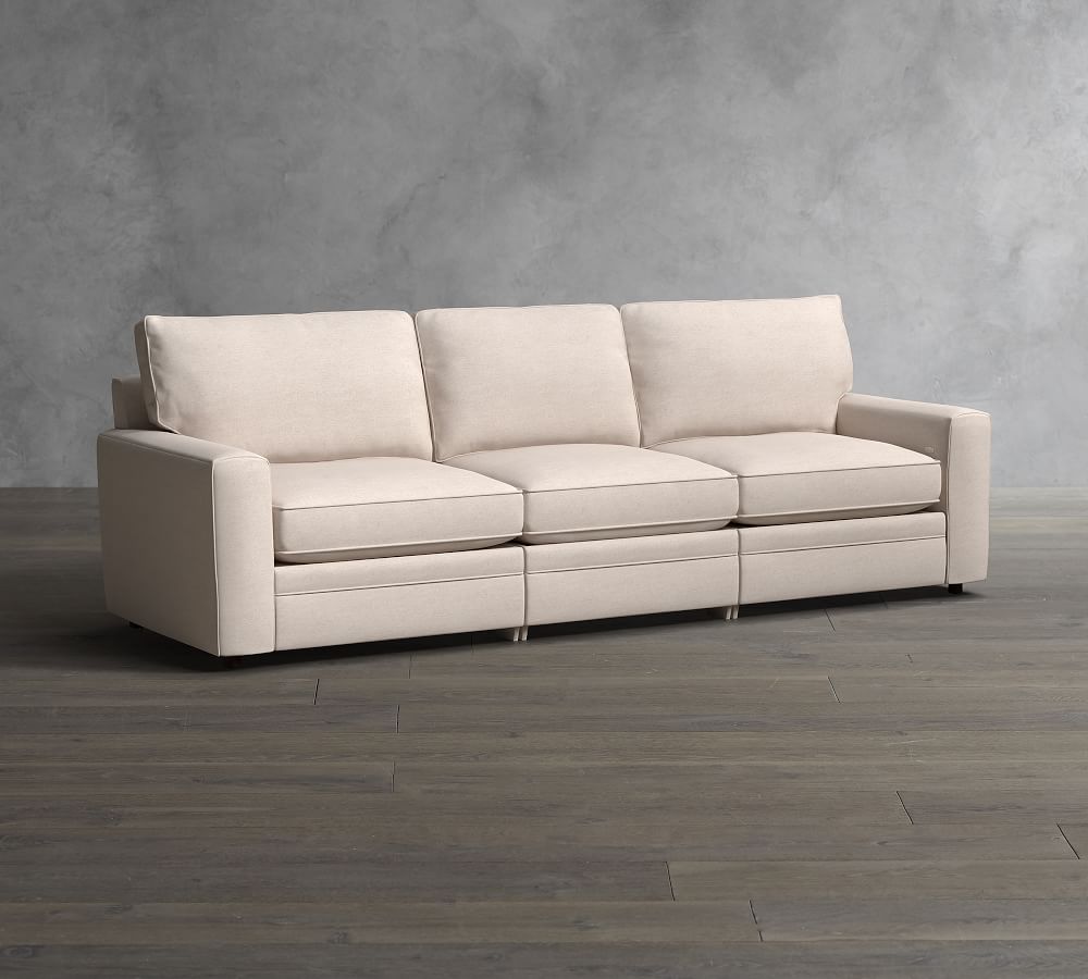 upholstered reclining sofa