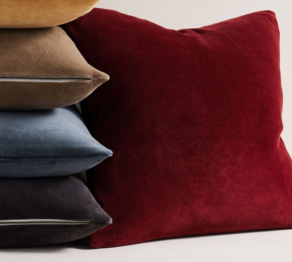 Everywhere Velvet Pillow Cover Pottery Barn