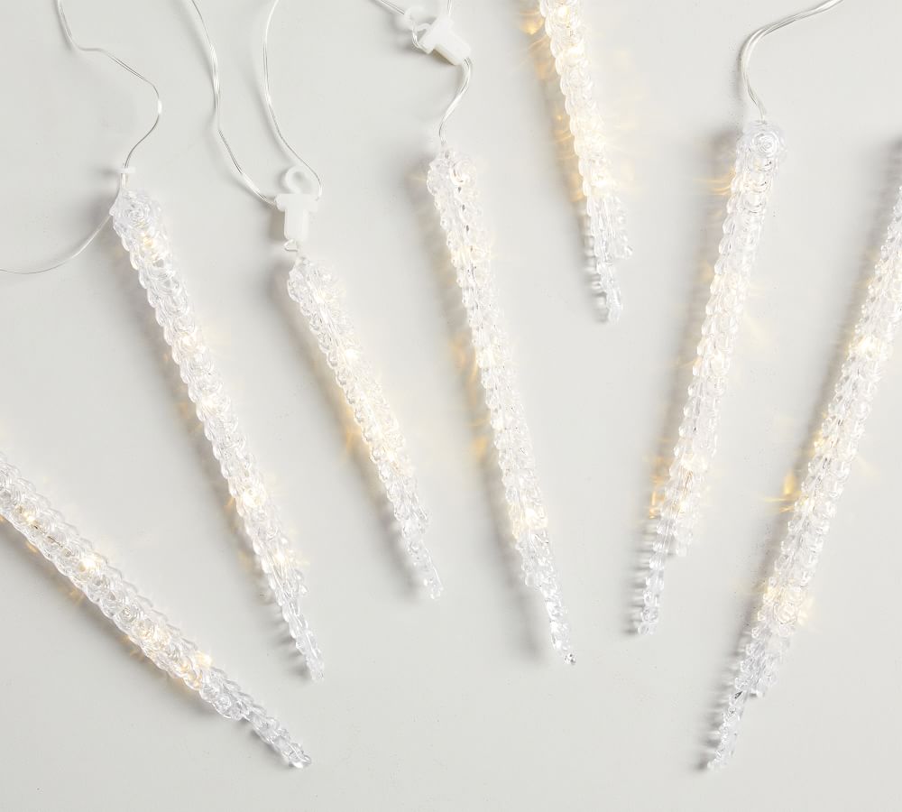 Icicle String Lights Pottery Barn