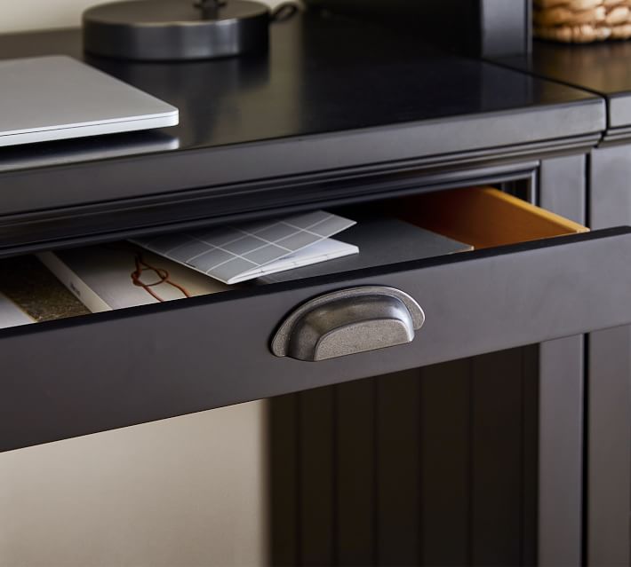 Aubrey 78" Desk with Bookcase & File Pottery Barn