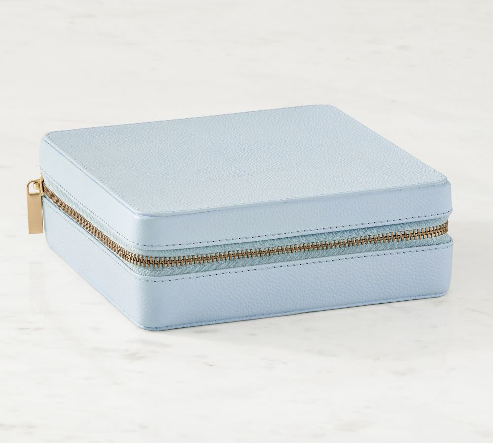 Quinn Leather Travel Case - Foil Debossed | Pottery Barn