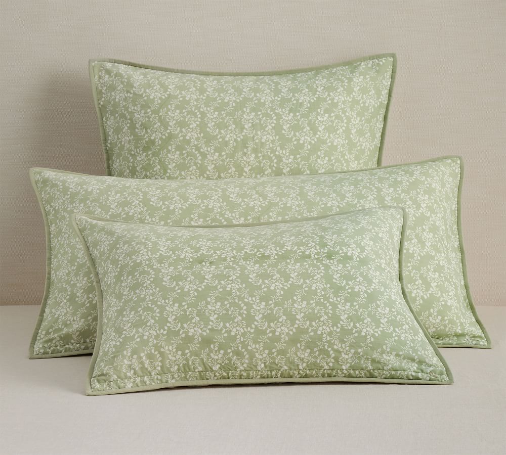 Julia Berolzheimer Clementine Reversible Cotton Quilted Sham Pottery Barn