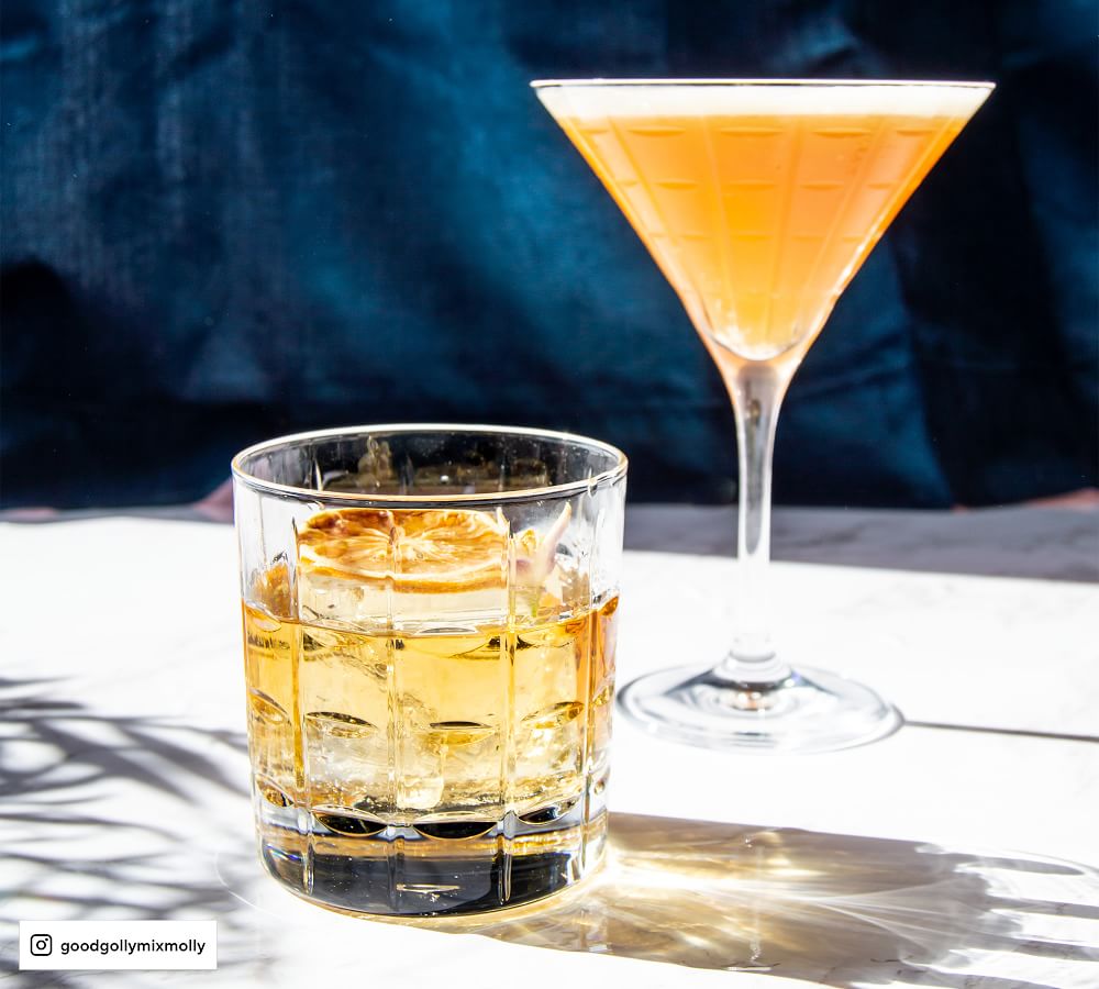 Library Cocktail Glasses Pottery Barn