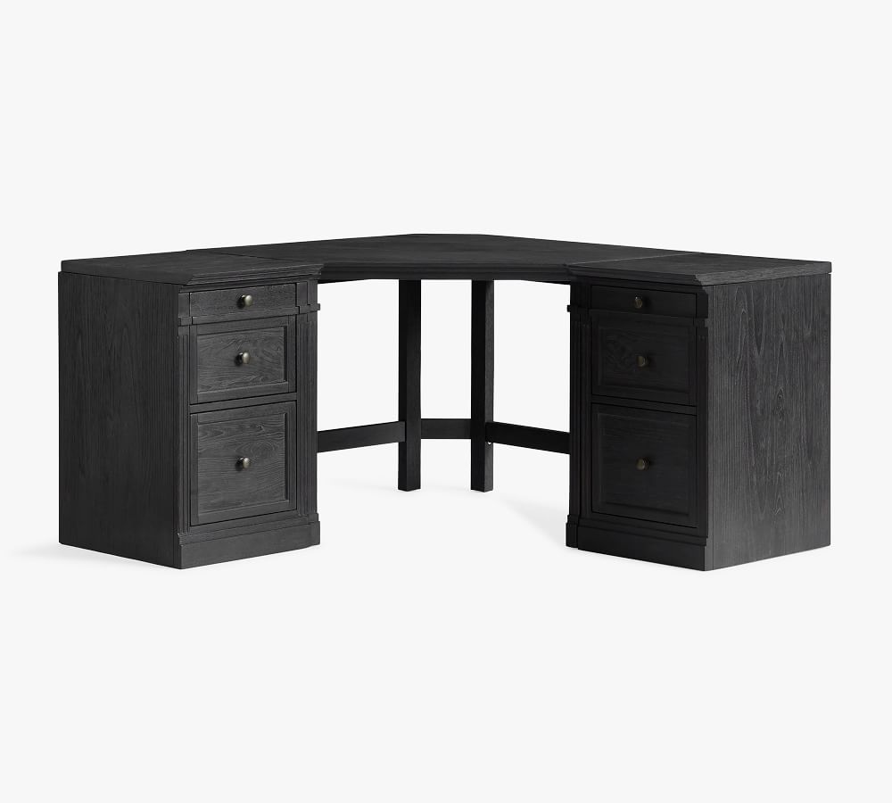 Livingston Corner Desk with Drawers Pottery Barn
