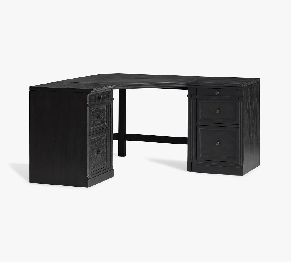 Livingston Corner Desk with Drawers Pottery Barn