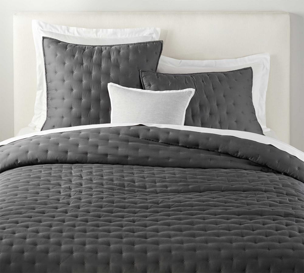 White Tencel™ Quilt & Sham Pottery Barn