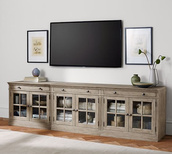 tv console table pottery barn