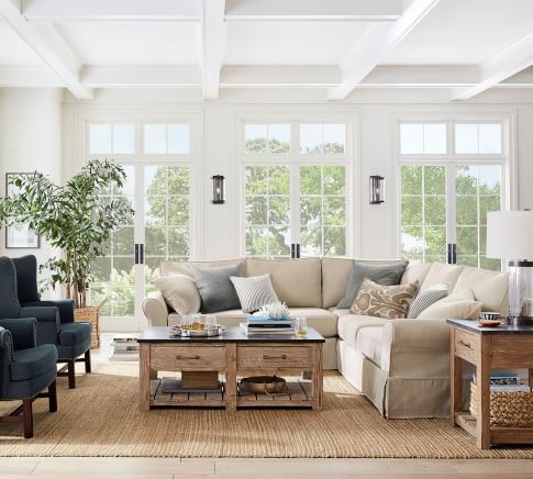 pottery barn lounge seating