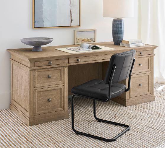 Home Office Desk With Drawers 