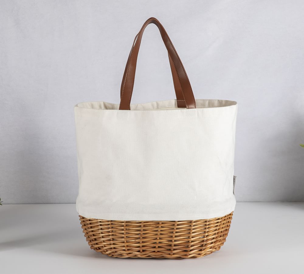 Canvas Picnic Tote Set for 2 Pottery Barn