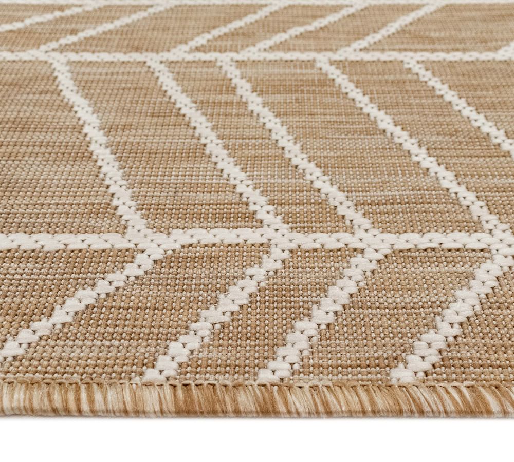 Lale Herringbone Indoor/Outdoor Rug Pottery Barn