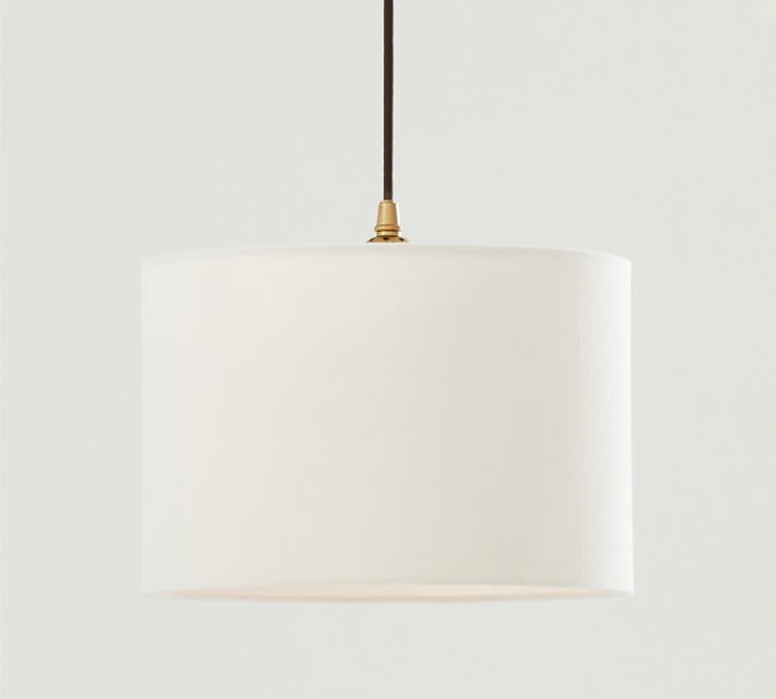 linen pendant shade