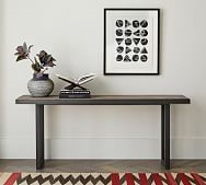 72 inch wood console table