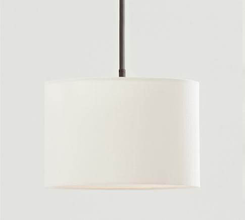 linen drum light