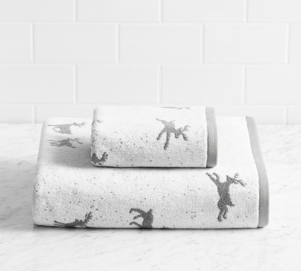 Rustic Reindeer Bath Towels Pottery Barn