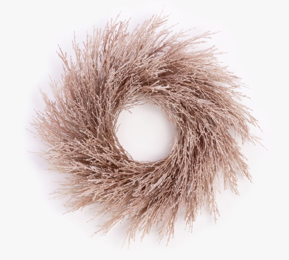 Faux Fountain Grass Wreath - 26