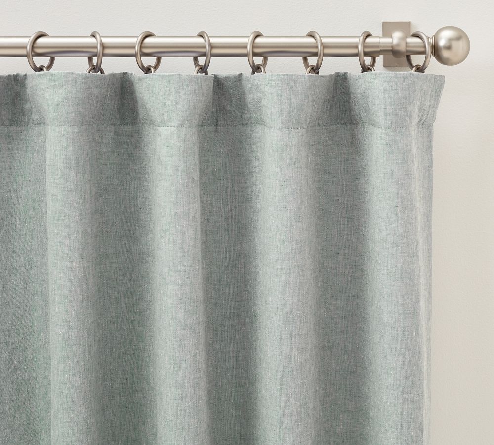 Belgian Flax Linen Curtain | Pottery Barn