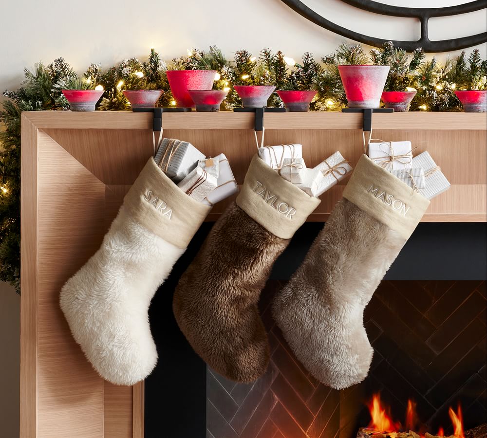 Classic Low Profile Stocking Holders Pottery Barn