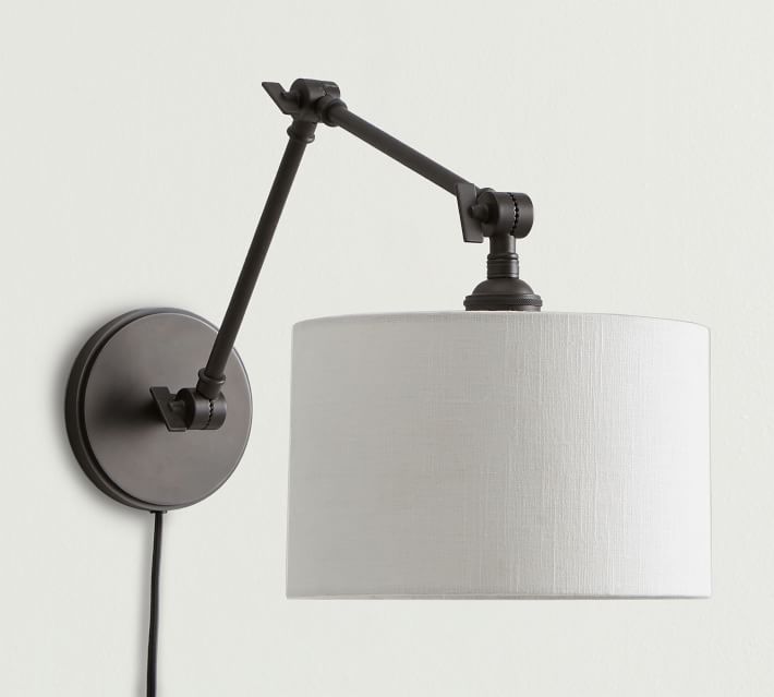 pottery barn swing arm lamp