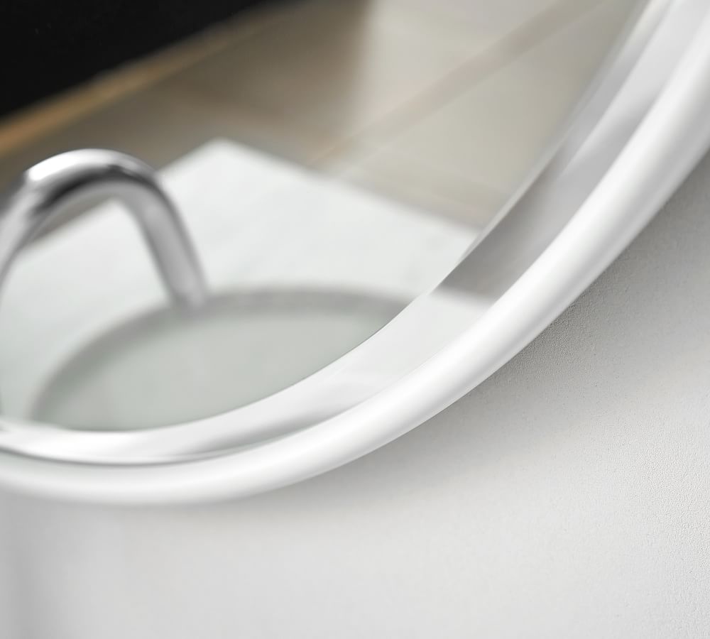 Vintage Round Mirror with DRing Mount Pottery Barn