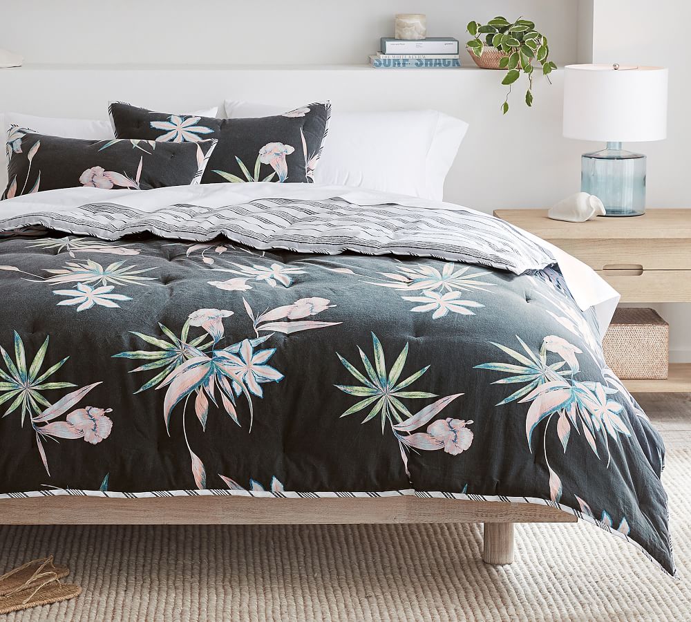 Roxy Sun Washed Island Life Reversible Comforter & Shams Pottery Barn