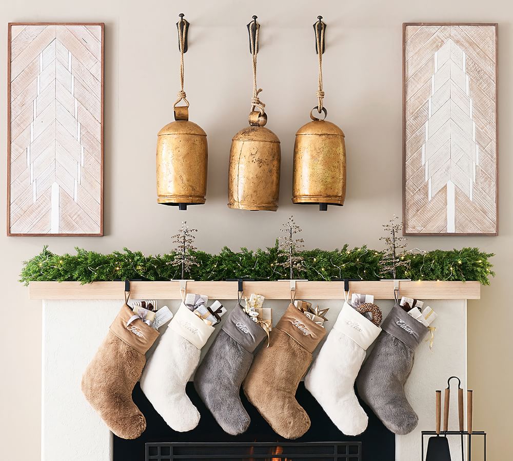 Handcrafted Brass Bells Wall Art Pottery Barn