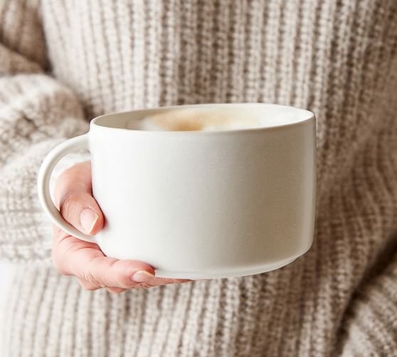 large stoneware mug