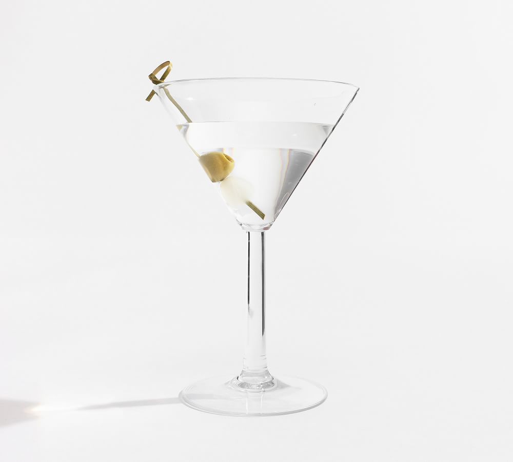 Happy Hour Acrylic Martini Glasses Pottery Barn
