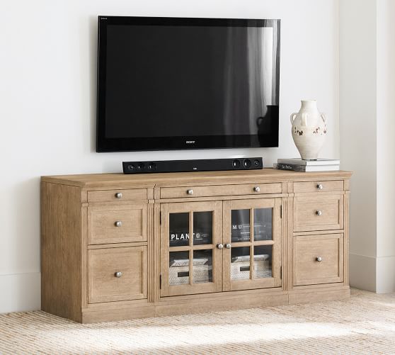 70 inch media console table