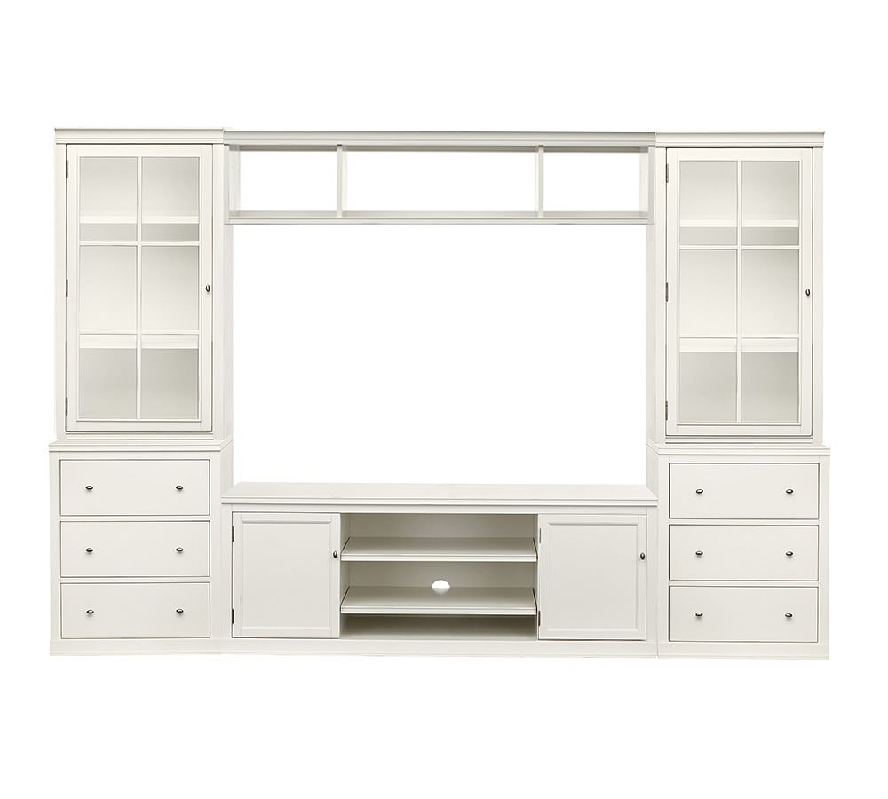 Logan 6Piece Entertainment Center Pottery Barn