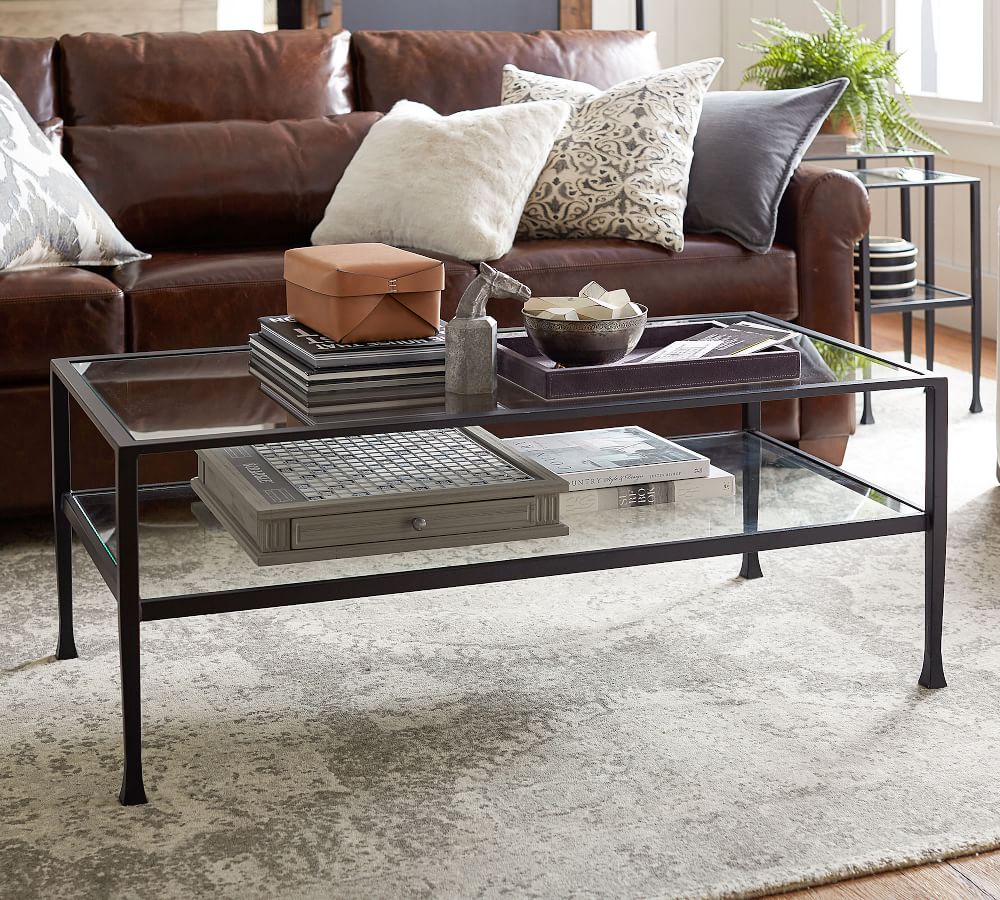 Liquor Can be calculated Mover Tanner 48" Rectangular Coffee Table | Pottery Barn