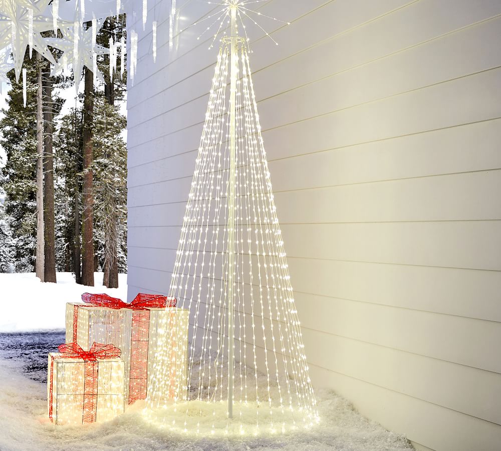 Indoor/Outdoor String Light Tree 7' Pottery Barn