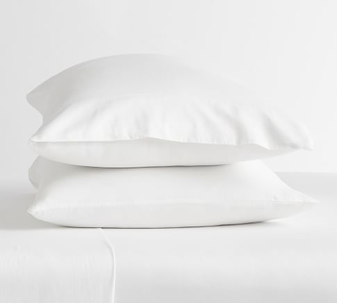 Washed Cotton Sateen Sham | Pottery Barn