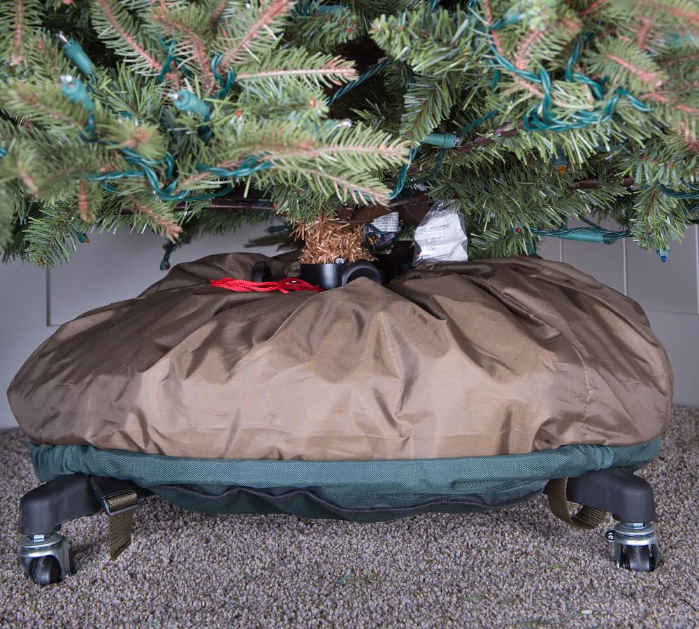 Upright Tree Storage Bag with Rolling Tree Stand | Pottery Barn