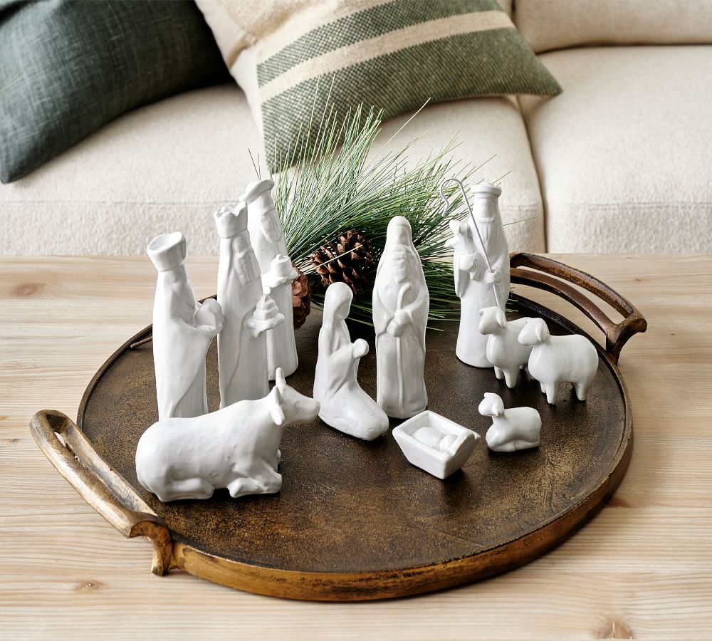 Handcrafted Terracotta Nativity Set | Pottery Barn