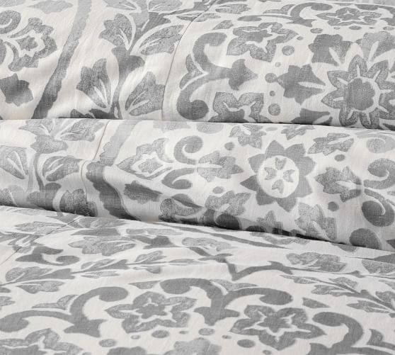 pottery barn ana medallion duvet