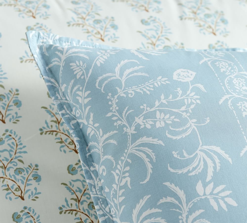 Julia Berolzheimer Marigold Reversible Cotton Sham | Pottery Barn