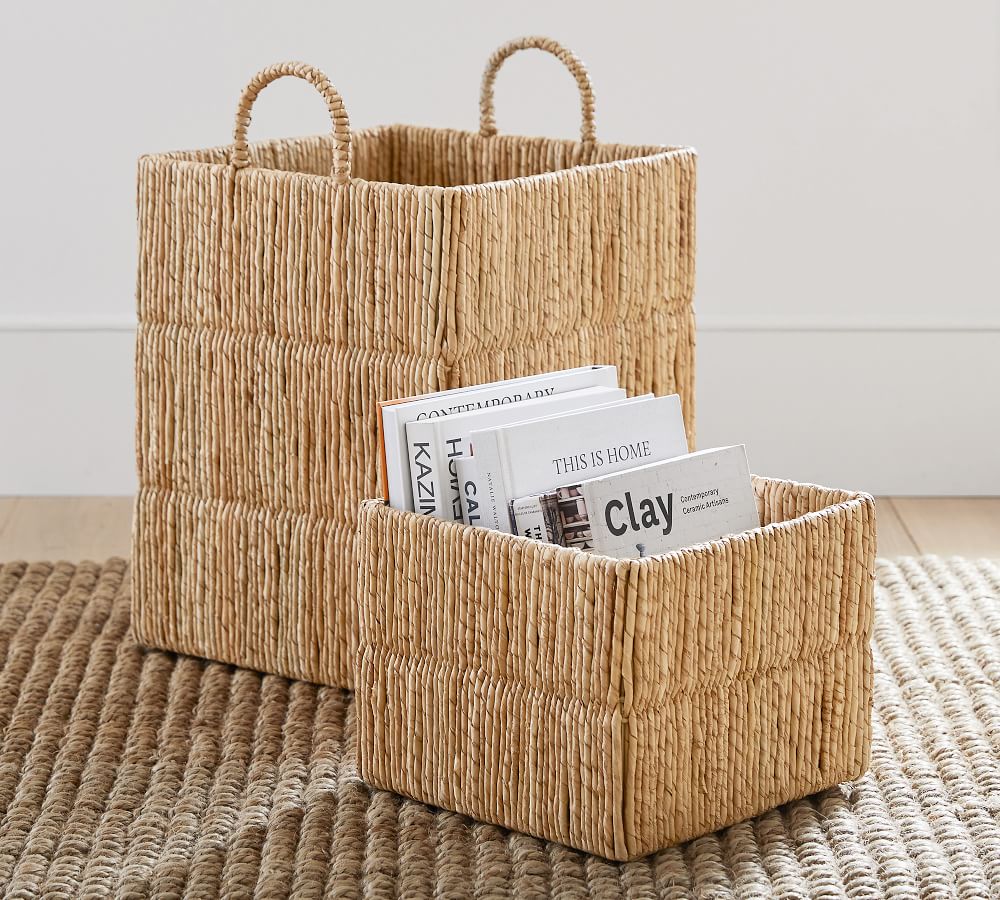 Malibu Woven Baskets | Pottery Barn