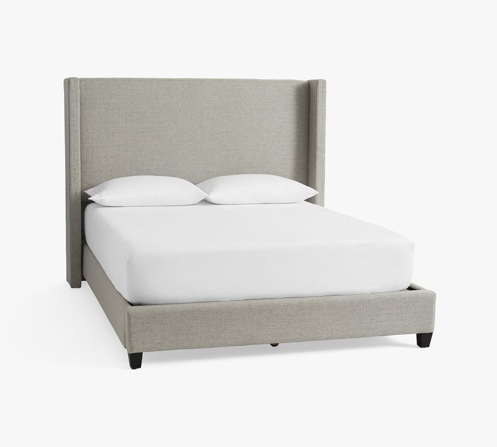 Elliot Upholstered Tall Bed Pottery Barn