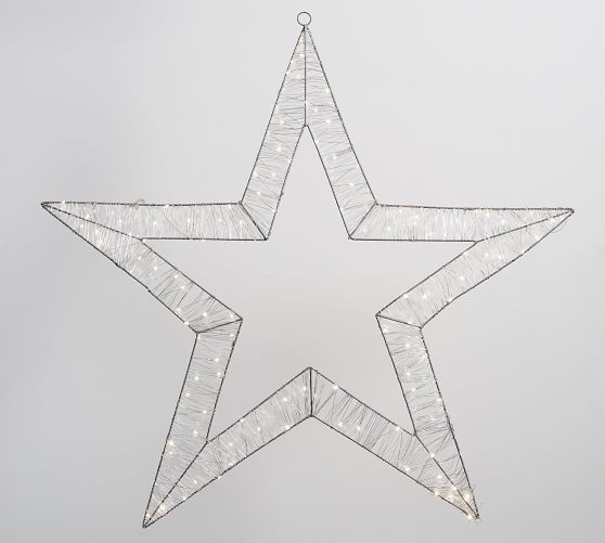 light up star wall art