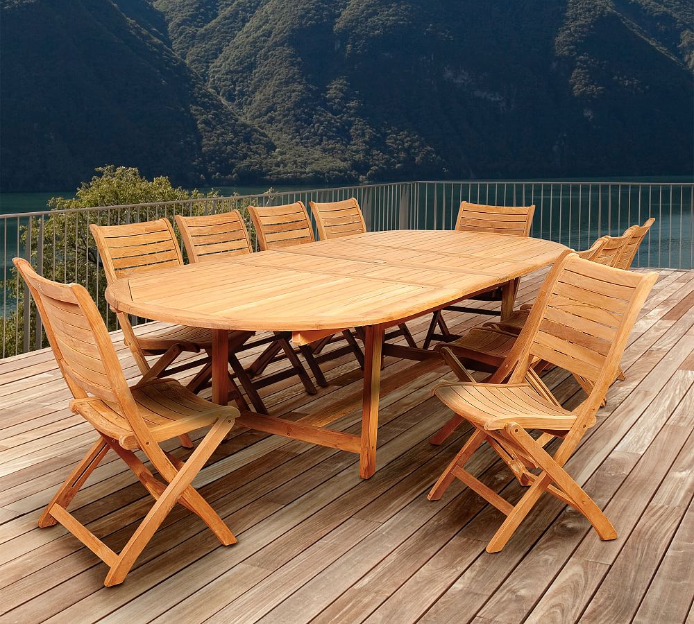 mountain teak dining table