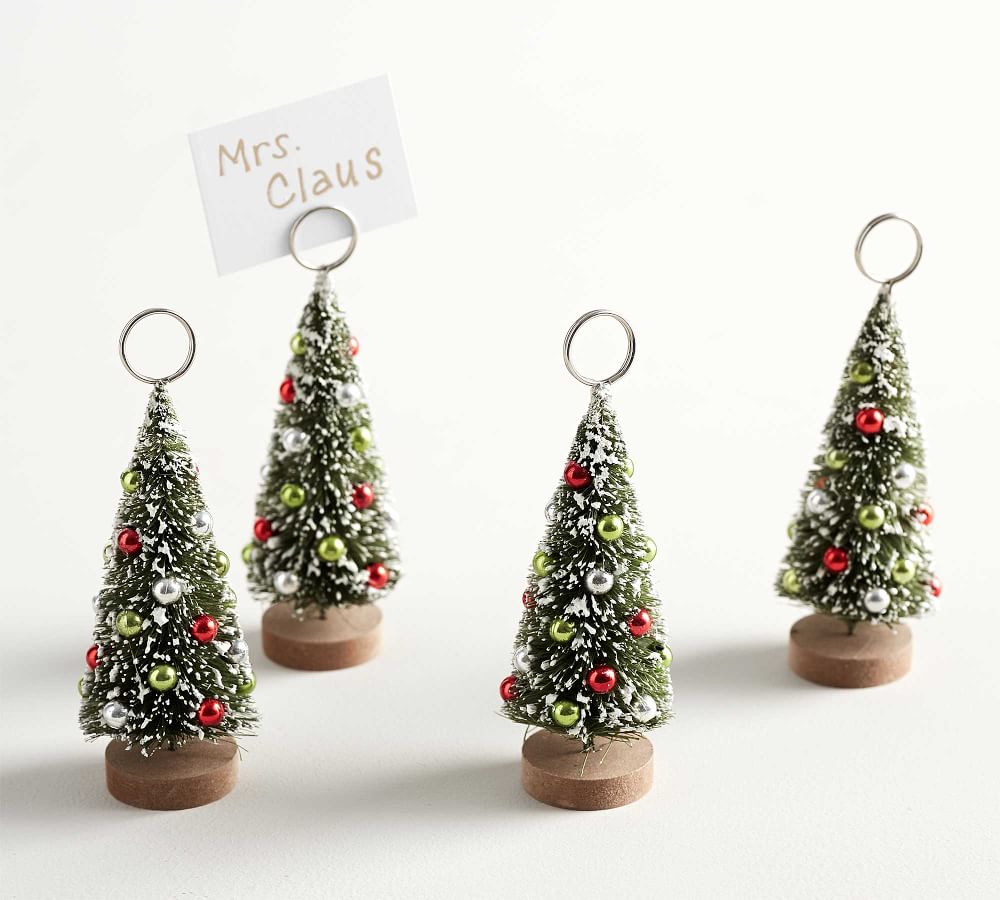 Christmas Tree Place Card Holders, Set of 4 Pottery Barn