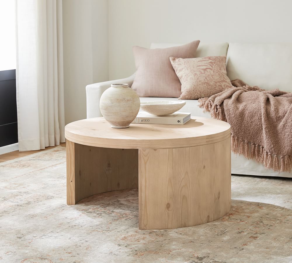 Folsom Round Nesting Coffee Tables Pottery Barn